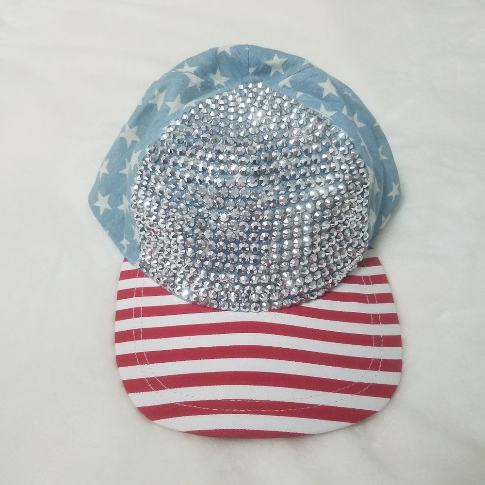 Mudd Juniors Americana Bedazzled Hat